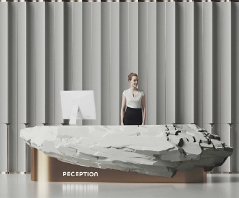 Modern Reception Desk-ID:180809029