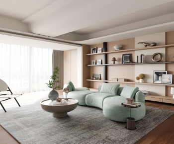 Modern A Living Room-ID:557630066