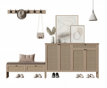 Nordic Style Shoe Cabinet-ID:374537945