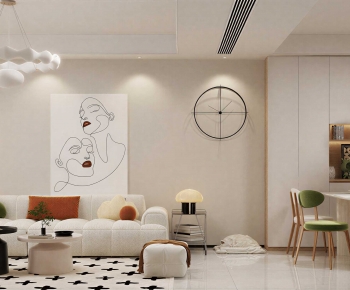 Modern A Living Room-ID:255726101