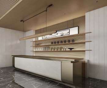 Modern Office Reception Desk-ID:480462073