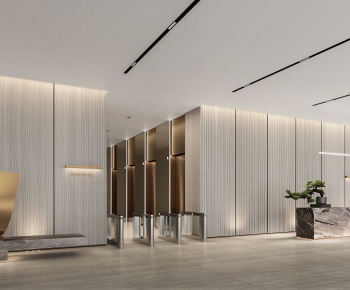 Modern Office Reception Desk-ID:226912028