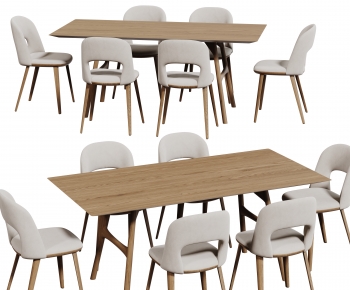 Modern Dining Table And Chairs-ID:581028946