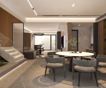 Modern A Living Room-ID:394961124