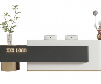 Modern Reception Desk-ID:129997974