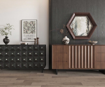 Retro Style Entrance Cabinet-ID:610769039