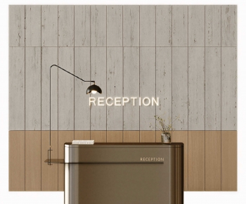 Modern Reception Desk-ID:919862032