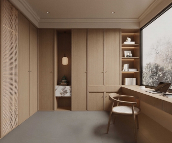 Modern Clothes Storage Area-ID:317132956