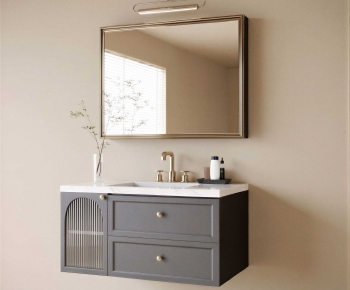 French Style Bathroom Cabinet-ID:573164949