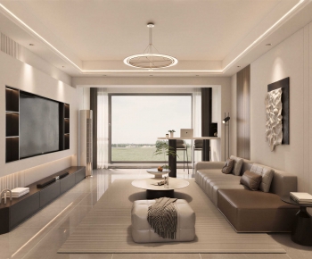 Modern A Living Room-ID:752019951