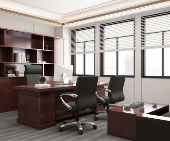 New Chinese Style Manager's Office-ID:464982993