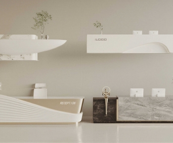 Modern Reception Desk-ID:795134076