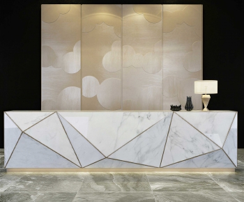 Modern Reception Desk-ID:643689681
