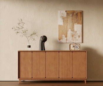 Wabi-sabi Style Side Cabinet-ID:653949985