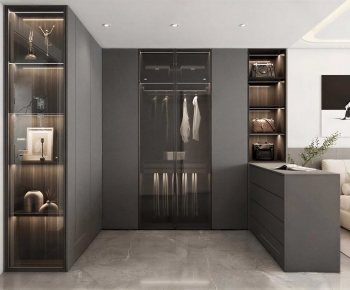 Modern Clothes Storage Area-ID:101180185