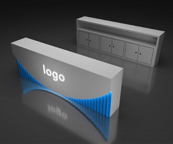 Modern Reception Desk-ID:331628089