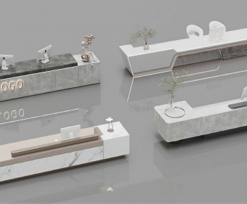 Modern Reception Desk-ID:261583096