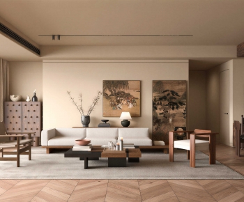 Modern A Living Room-ID:993767988