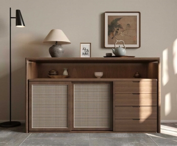 New Chinese Style Side Cabinet-ID:543045043