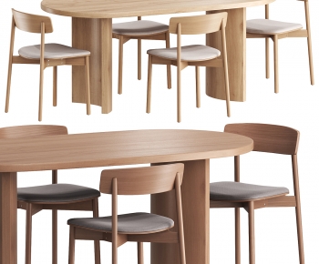 Modern Dining Table And Chairs-ID:760246995