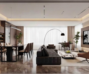 Modern A Living Room-ID:305596115