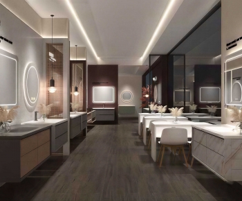 Modern Exhibition Hall-ID:413981912