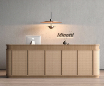 Modern Reception Desk-ID:496892938