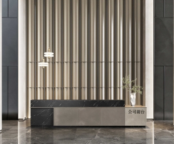 Modern Reception Desk-ID:382834917