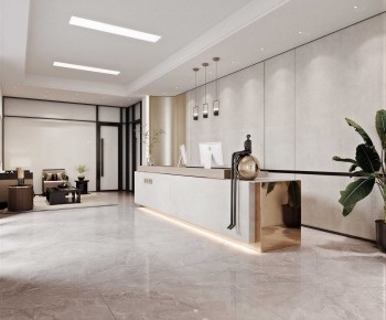 Modern Office Reception Desk-ID:330328927