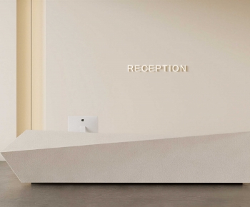 Modern Reception Desk-ID:885385993