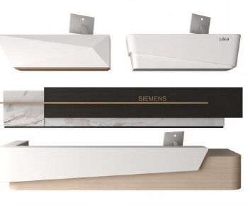 Modern Reception Desk-ID:161490445