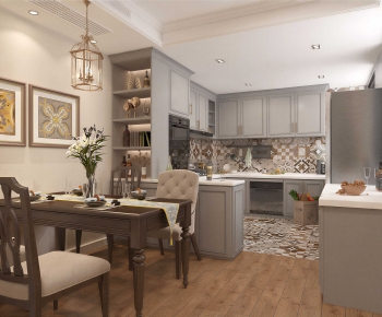 American Style Open Kitchen-ID:146195893