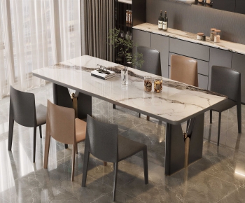 Modern Dining Table And Chairs-ID:280389074
