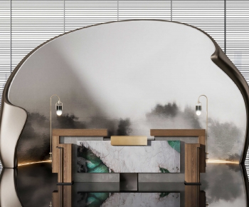 New Chinese Style Reception Desk-ID:336730007