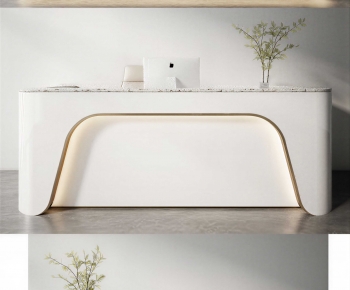 Modern Reception Desk-ID:416663897