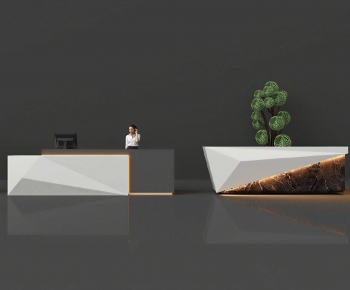 Modern Reception Desk-ID:292695056