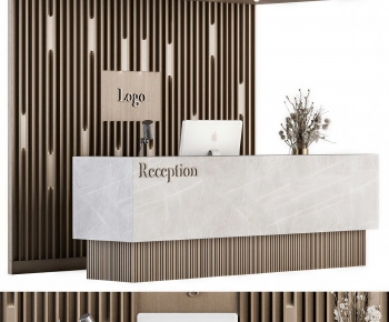 Modern Reception Desk-ID:487994915