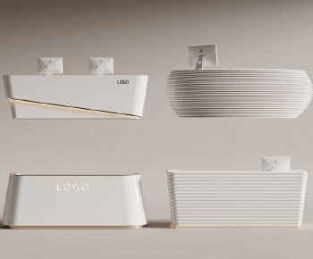 Modern Reception Desk-ID:415851129