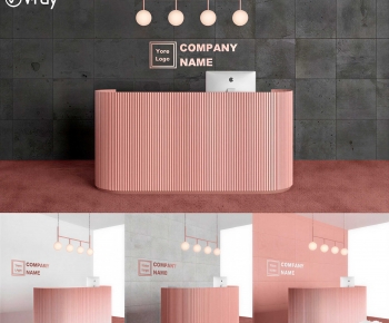 Modern Reception Desk-ID:169507037