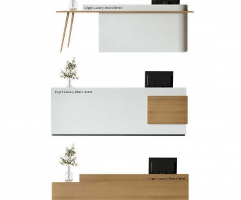 Nordic Style Reception Desk-ID:837879906