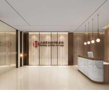 Modern Office Reception Desk-ID:900614025