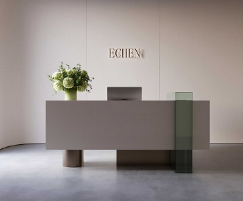 Modern Reception Desk-ID:148154972