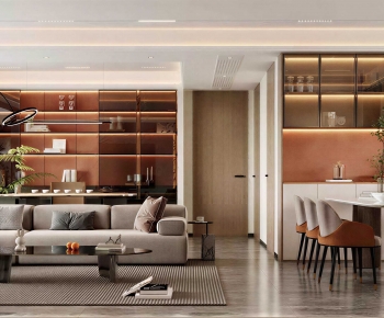 Modern A Living Room-ID:295859105