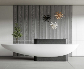 Modern Reception Desk-ID:419329885