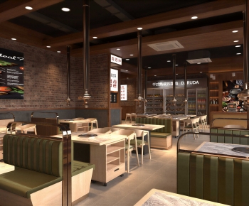 Modern Barbecue Restaurant-ID:403028016