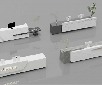 Modern Reception Desk-ID:604373933