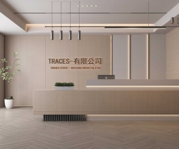 Modern Office Reception Desk-ID:433719264