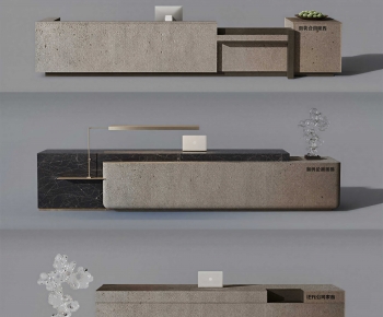 Modern Reception Desk-ID:553762917