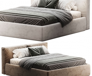Modern Double Bed-ID:276639945