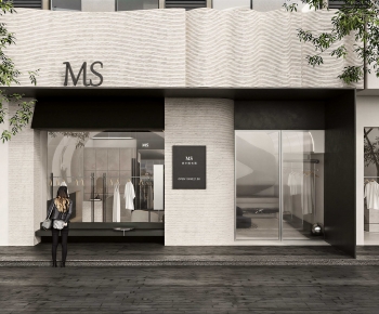 Modern Facade Element-ID:772953033